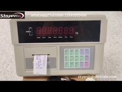 इंडस्ट्रियल डिजिटल वेजिंग डिवाइस इंडिकेटर याओहुआ ए9पी ट्रक स्केल के लिए निर्मित प्रिंटर के साथ