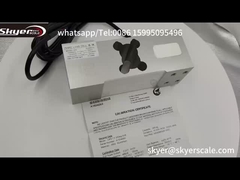 सिंगल पॉइंट ज़ेमिक L6G 300kg OIML एल्यूमीनियम वेजिंग लोड सेल 600x800 मिमी स्केल में