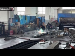 60x60cm 300kg पोर्टेबल बेंच स्केल वजन कार्बन स्टील प्लेटफॉर्म स्केल