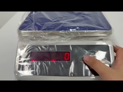 30 किलो डिजिटल वजन पैमाने एलसीडी स्टेनलेस स्टील पैन के साथ