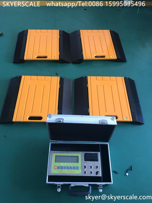 गुणवत्ता  Wireless Portable Weighing Scale For Trucks 30 Ton Vehicle Weighing Pads कारखाना