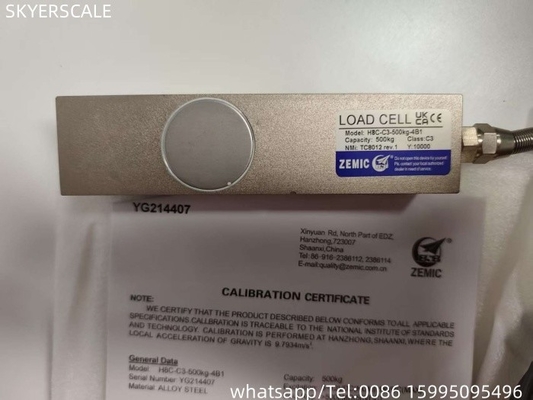 गुणवत्ता  500kg OIML Load Cells Amplifier Zemic H8C Weighing Sensor For Floor Weighintg Scale कारखाना