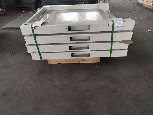 गुणवत्ता  Customizable Grey Heavy Duty Platform Industrial Digital Electronic Floor Scale With LED Display And OEM ODM Indicator कारखाना