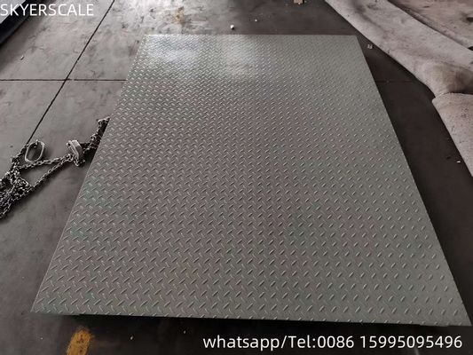 गुणवत्ता  Electronic Platform Floor Weighing Scale Digital Platform Scale 5t 10t Carbon Steel AC/DC 110v/220v कारखाना