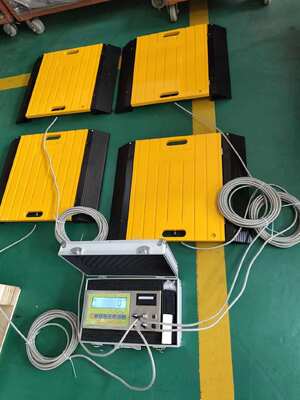 गुणवत्ता  Portable Static Axle Load Weighing Device with Aluminum Alloy Body कारखाना