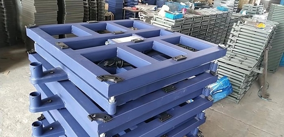 एलईडी के साथ लेपित 600x700mm प्लेटफार्म बेंच वजन स्केल पाउडर