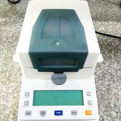 एलसीडी डिस्प्ले 110g 1mg हलोजन नमी विश्लेषक संतुलन