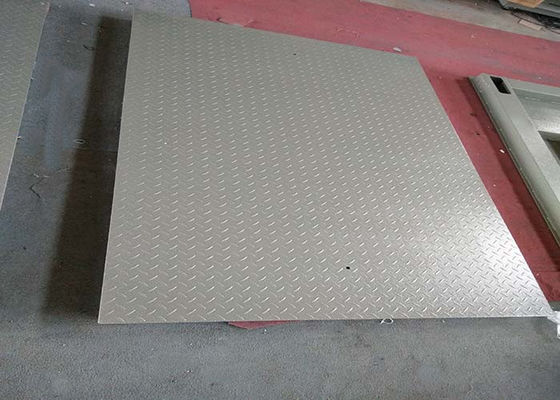 1.2 × 2 मी 5 टन कार्बन स्टील प्लेटफ़ॉर्म फ़्लोर वजनी तराजू
