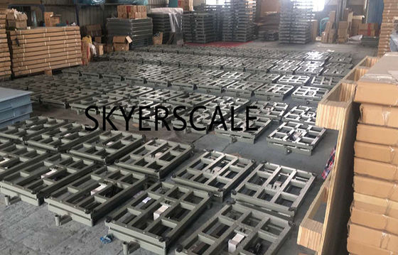 एलईडी डिस्प्ले इंडिकेटर के साथ 600x450mm 300 किग्रा इलेक्ट्रिक प्लेटफॉर्म वजनी बेंच स्केल
