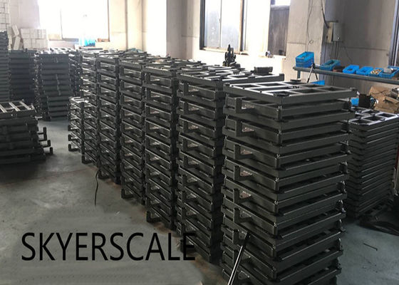 एलईडी डिस्प्ले इंडिकेटर के साथ 600x450mm 300 किग्रा इलेक्ट्रिक प्लेटफॉर्म वजनी बेंच स्केल
