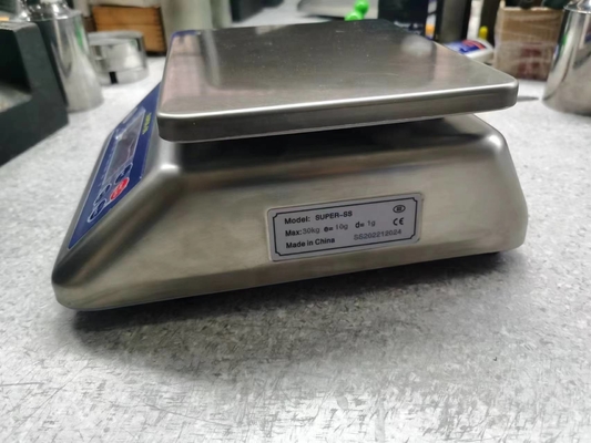 30kg सुपर एसएस इलेक्ट्रॉनिक डिजिटल वाटरप्रूफ IP68 वजन स्केल स्टेनलेस स्टील डिजिटल वजन टेबल बेंच स्केल