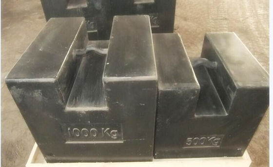 प्लेटफ़ॉर्म फ़्लोर स्केल के लिए कास्ट आयरन वजनी 20 किग्रा 25 किग्रा 50 किग्रा 200 किग्रा 500 किग्रा 1000 किग्रा