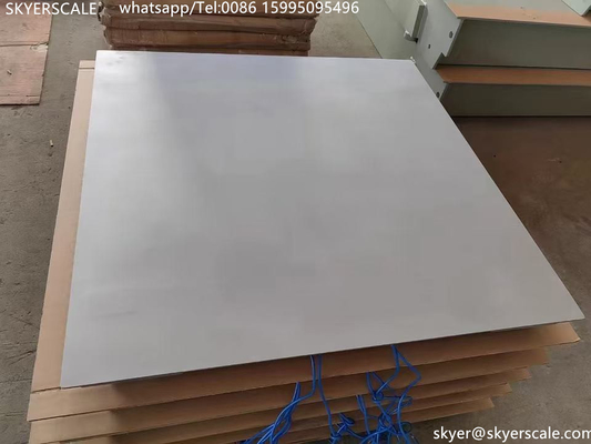 उच्च परिशुद्धता 1.2x1.2m 3 टन स्टेनलेस स्टील डिजिटल वजन मंजिल तराजू