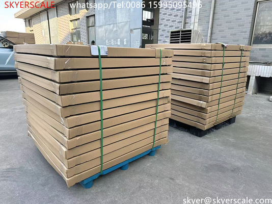 औद्योगिक 5000 किलोग्राम डिजिटल वेजिंग फ्लोर स्केल 1.2x1.5 मीटर सस्ती कीमत के साथ