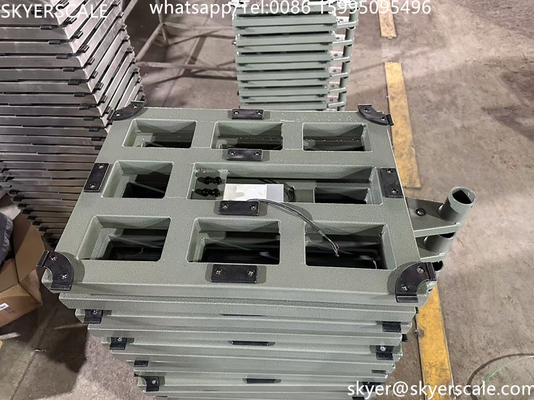 डिजिटल 60x80cm 600kg इलेक्ट्रॉनिक स्केल कार्बन स्टील व्यक्तिगत वजन स्केल मंजिल बेंच डाक मंच स्केल