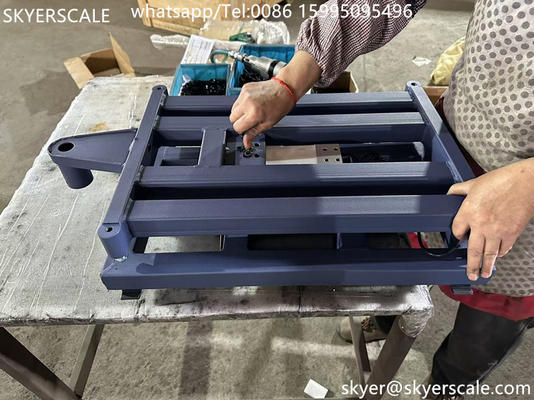डिजिटल 60x80cm 600kg इलेक्ट्रॉनिक स्केल कार्बन स्टील व्यक्तिगत वजन स्केल मंजिल बेंच डाक मंच स्केल