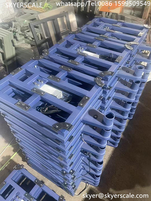 डिजिटल 40x50cm 100kg इलेक्ट्रॉनिक स्केल कार्बन स्टील व्यक्तिगत वजन स्केल फर्श बेंच डाक मंच स्केल
