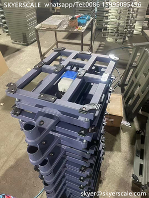 डिजिटल 40x50cm 100kg इलेक्ट्रॉनिक स्केल कार्बन स्टील व्यक्तिगत वजन स्केल फर्श बेंच डाक मंच स्केल