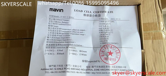 Mavin NA3 इलेक्ट्रॉनिक प्लेटफार्म पैमाने 800KG के लिए एकल बिंदु एल्यूमीनियम मिश्र धातु लोड सेल वजन सेंसर