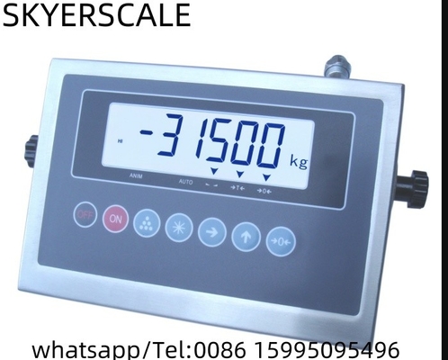 XK315A1GB-LF स्टेनलेस स्टील आवास एलसीडी वजन पैमाने संकेतक