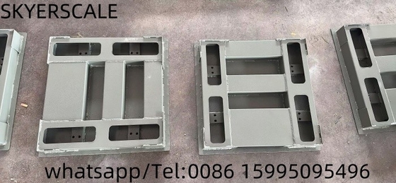 कार्बन स्टील प्लेटफार्म फर्श वजन पैमाने 1.22x1.22m 3t XK315A1X वजन संकेतक के साथ