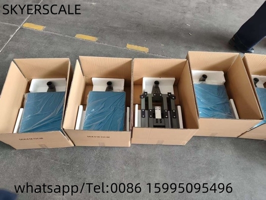A12E फ्रेम डिजिटल कार्बन स्टील प्लेटफॉर्म स्केल वजन संकेतकों के साथ प्लेटफॉर्म स्केल