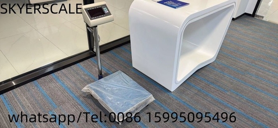 XK3190-T7+E तौलने के संकेतक के साथ 400x500 मिमी 300 किलोग्राम प्लेटफार्म बेंच स्केल
