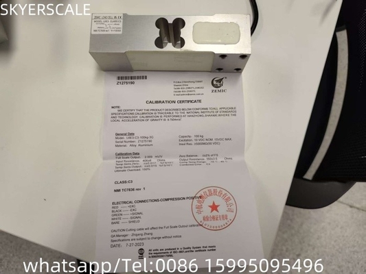 zemic L6E3 300kg इलेक्ट्रॉनिक मूल्य निर्धारण के लिए दबाव सेंसर के साथ परीक्षण लोड सेल संतुलन वजन पैमाने