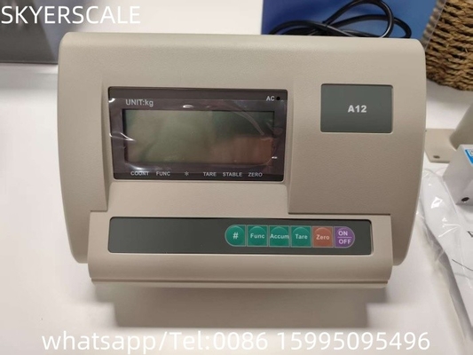 याओहुआ XK3190 सीरीज इकोनॉमिक बेंच स्केल इंडिकेटर A12 एलसीडी डिस्प्ले 1g सटीकता प्लास्टिक सामग्री OEM
