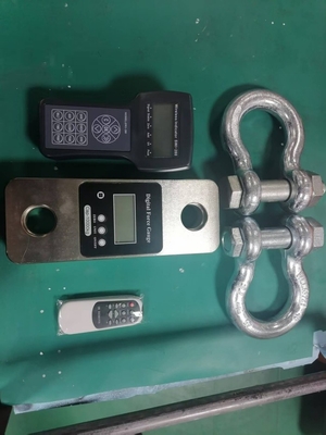 वायरलेस तनाव लोड सेल 1t से 500 t तक समुद्री क्रेन और पानी बैग के लिए डेविट वजन परीक्षण