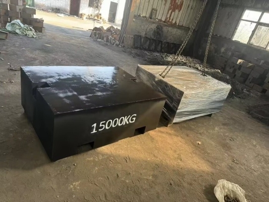 15000 किलोग्राम कास्ट आयरन वेजिंग प्लेट बड़े पैमाने पर मापने और मापने के उपकरण के लिए जंग प्रतिरोधी