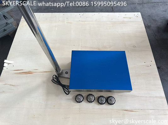 SKYERSCALE 30x40cm प्लेटफार्म स्केल 60kg 304 स्टेनलेस स्टील प्लेटफार्म औद्योगिक बेंच स्केल