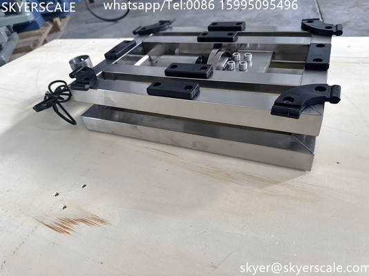 SKYERSCALE 30x40cm प्लेटफार्म स्केल 60kg 304 स्टेनलेस स्टील प्लेटफार्म औद्योगिक बेंच स्केल
