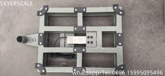 हल्के स्टील डिजिटल बेंच वजन पैमाने 40x50cm 200kg Zemic L6E3 लोड सेल के साथ