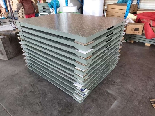 3T-5T नामित भार हल्के स्टील मंजिल पैमाने 0.9x1.5m औद्योगिक अनुप्रयोगों के लिए