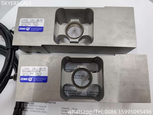 Zemic BM6G-C3-100kg-3B IP68 वाटरप्रूफ OIML लोड सेल सेंसर