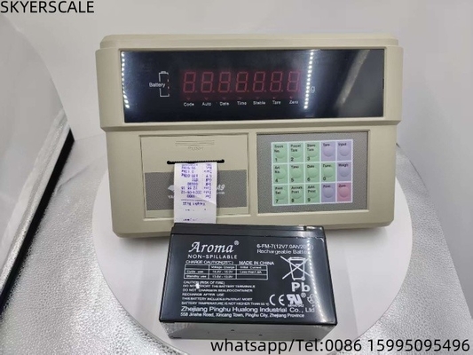 वजन सूचक मॉनिटर प्लास्टिक YAOHUA XK3190-A9P ट्रक तराजू के लिए प्रिंटर में निर्मित
