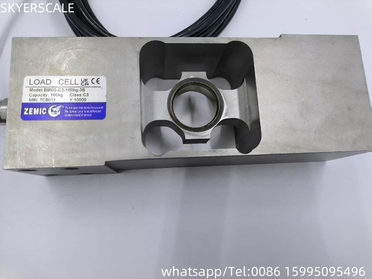 BM6G 100kg ~ 500kg लोड सेल ZEMIC एकल बिंदु सेंसर OIML NETP इलेक्ट्रॉनिक वेजिंग बेंच पैमाने के लिए बल ट्रांसड्यूसर