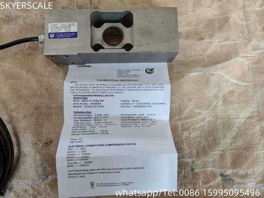 IP68 जलरोधक भार सेल स्टेनलेस स्टील zemic BM6G 50kg 100kg 300kg 500kg वजन कोशिकाएं