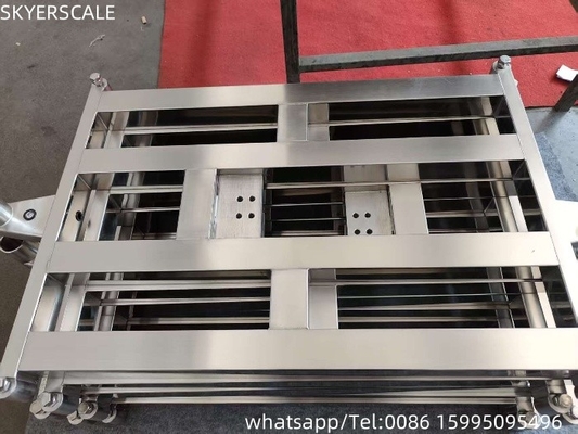 एलईडी संकेतक के साथ 600 किलोग्राम उच्च परिशुद्धता जलरोधक बेंच वजन पैमाने स्टेनलेस स्टील