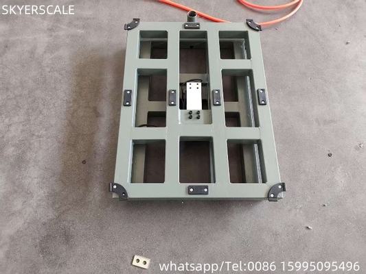 60x60cm 300kg पोर्टेबल बेंच स्केल वजन कार्बन स्टील प्लेटफॉर्म स्केल