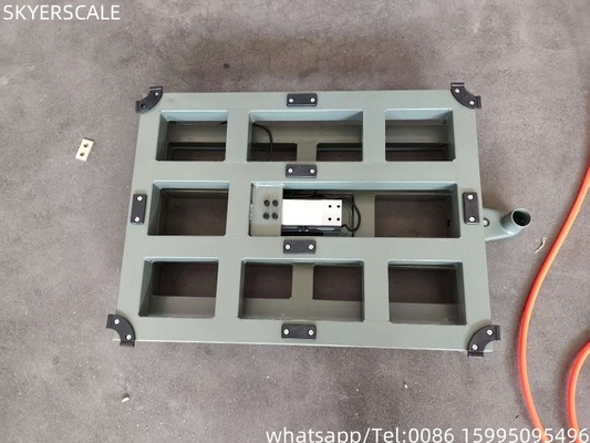 डिजिटल कार्बन स्टील 50x50xm 500kg प्लेटफार्म स्केल A12E वजन सूचक के साथ बेंच स्केल