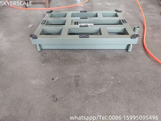 डिजिटल कार्बन स्टील 50x50xm 500kg प्लेटफार्म स्केल A12E वजन सूचक के साथ बेंच स्केल