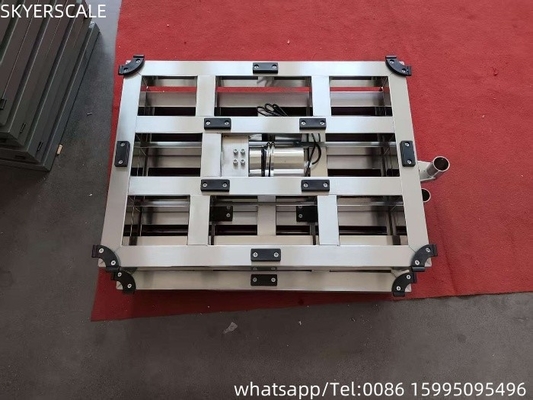 एलईडी संकेतक के साथ 600 किलोग्राम उच्च परिशुद्धता जलरोधक बेंच वजन पैमाने स्टेनलेस स्टील