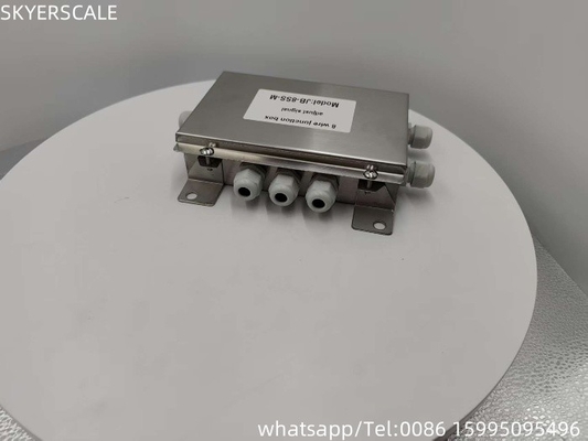स्टेनलेस स्टील 8 लाइन समायोजित सिग्नल योग बॉक्स कनेक्ट 8pcs लोड सेल ट्रक तराजू के लिए