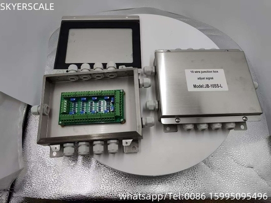 वाटरप्रूफ ग्रेड IP67 स्टेनलेस स्टील जंक्शन बॉक्स 10 वेजब्रिज के लिए तार