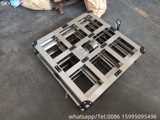 304 स्टेनलेस स्टील 500x500 मिमी 500 किलोग्राम प्लेटफॉर्म के साथ डिजिटल बेंच स्केल फ्रेम
