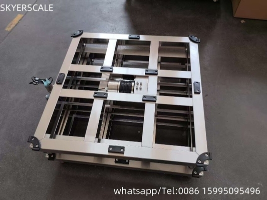 304 स्टेनलेस स्टील 500x500 मिमी 500 किलोग्राम प्लेटफॉर्म के साथ डिजिटल बेंच स्केल फ्रेम