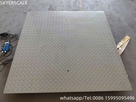 1.2x2m 3t डिजिटल औद्योगिक कार्बन स्टील प्लेटफार्म फर्श तराजू