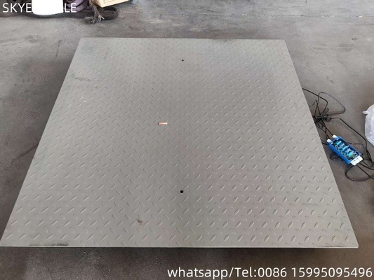 1.2x2m 3t डिजिटल औद्योगिक कार्बन स्टील प्लेटफार्म फर्श तराजू